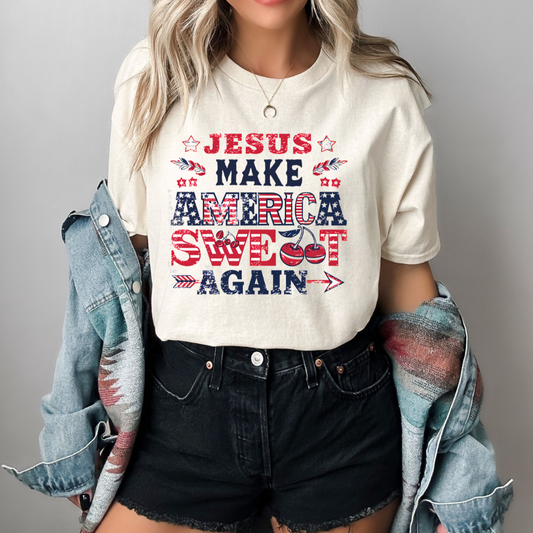 Jesus Make America Sweet Again DTF