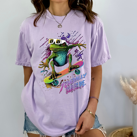 Toadally Solar Eclipse Frog DTF