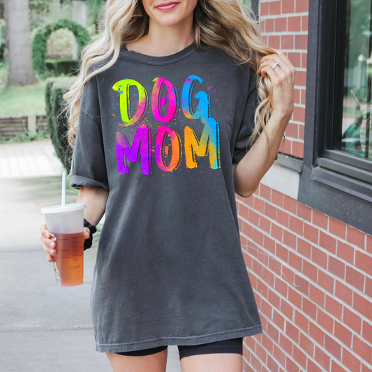 Dog/Cat Mom Neon Splatter DTF Transfer
