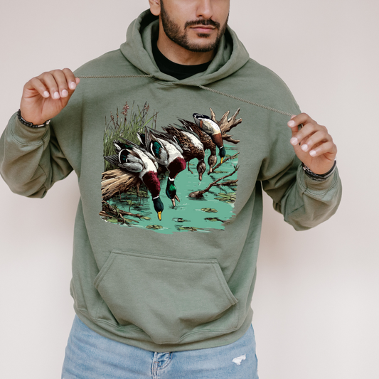 Ducks On A Log Mens DTF