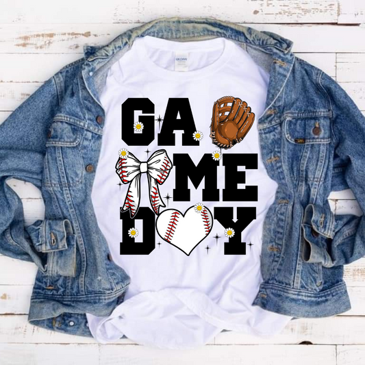 Baseball Game Day DTF Transfer