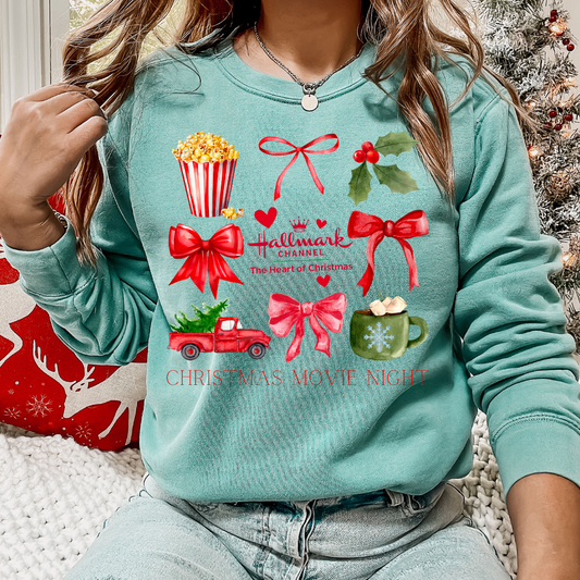 Christmas Movies DTF Transfer