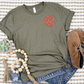 Vintage Rose Monogram DTF Transfer