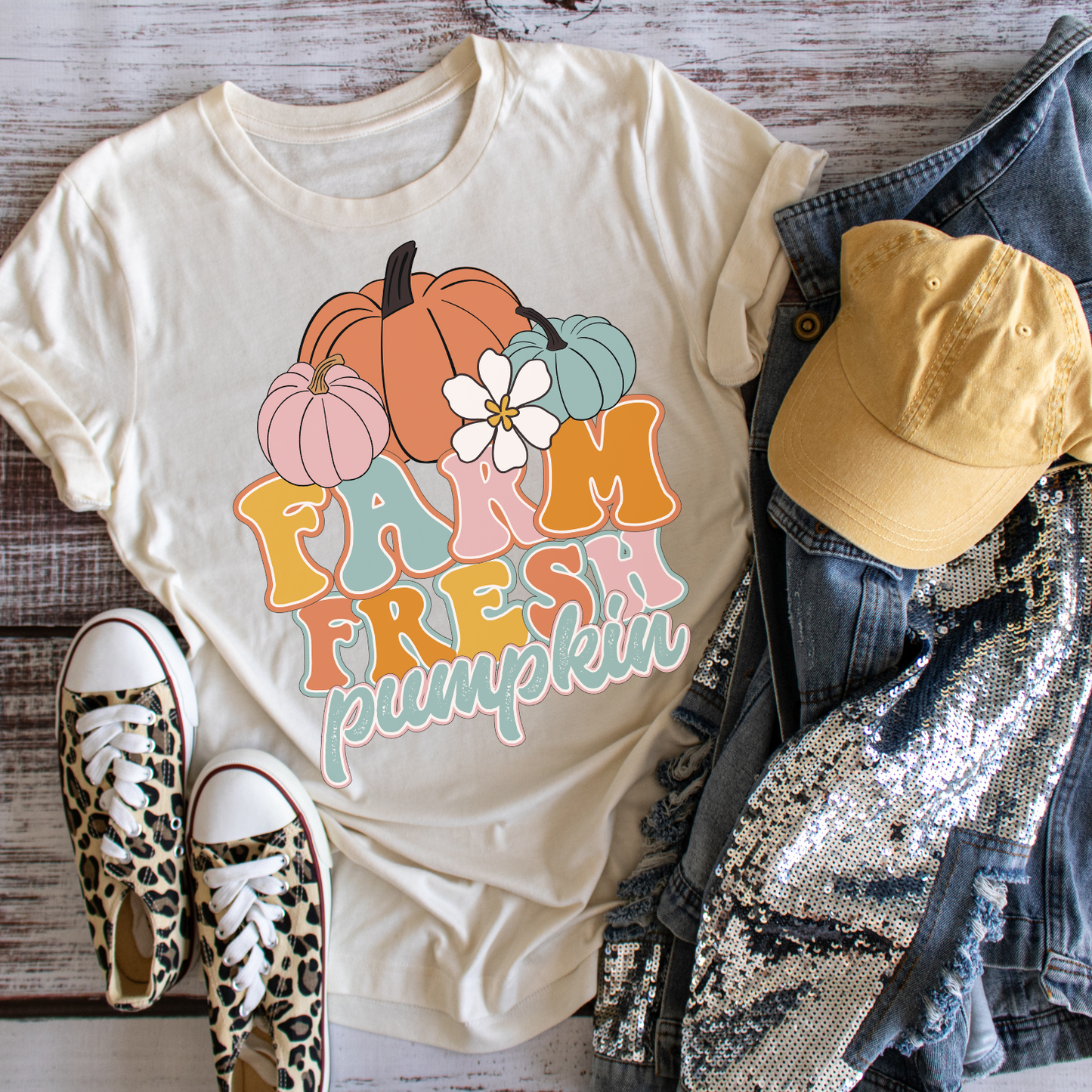 Farm Fresh Pumpkins DTF Transfer