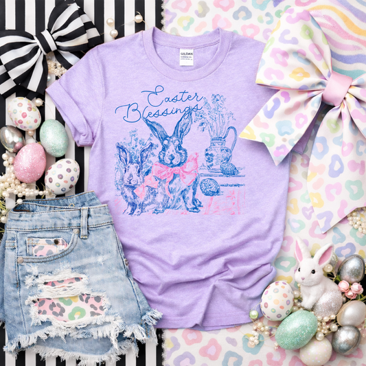 Easter Blessings Chinoserie DTF Transfer