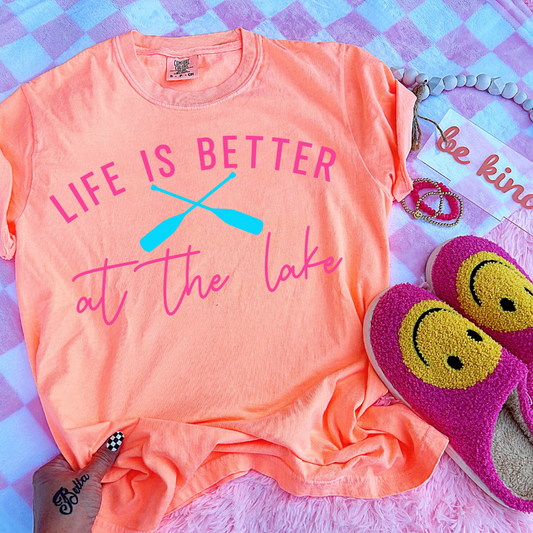 Life Is Better At The Lake DTF Transfer