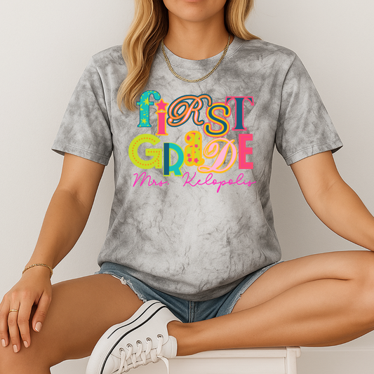 *Typewriter Tango Grade Levels DTF Transfer