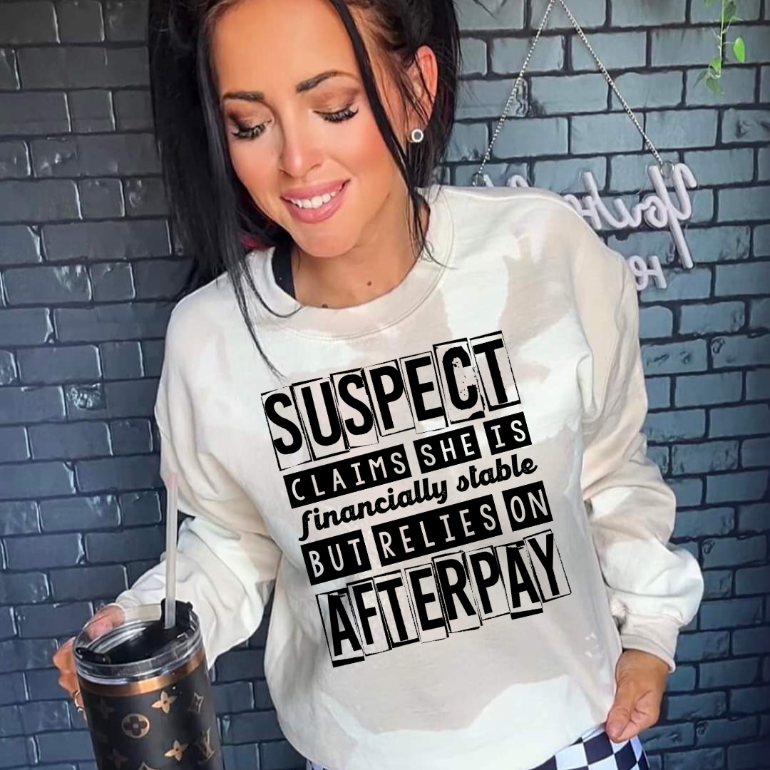 Suspect Afterpay DTF Transfer