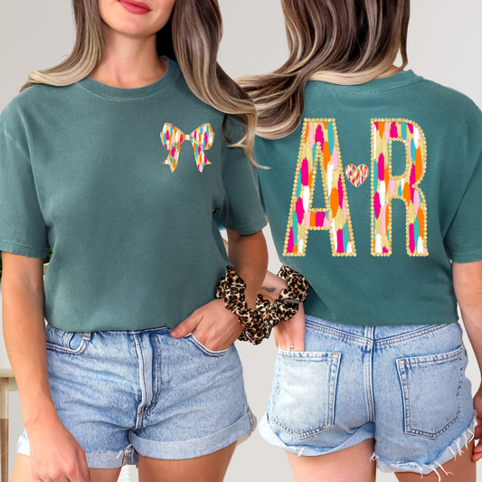 *Bright Brush State Front Back DTF Transfer