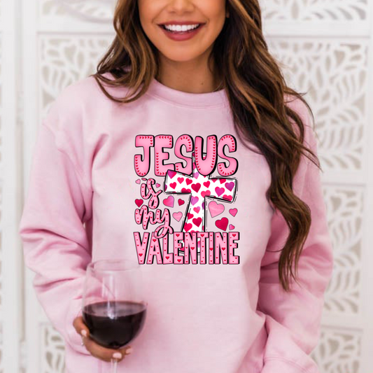 Jesus Is My Valentine DTF