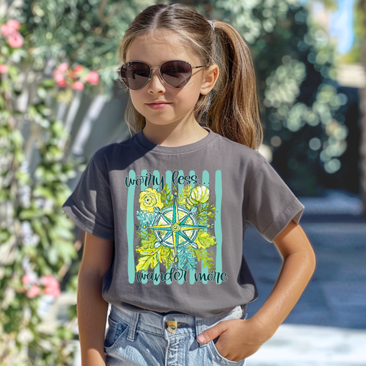 Wander More Worry Less DTF Transfer