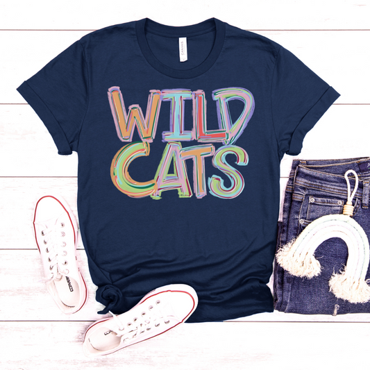 Tilted Alpha Mascot DTF Transfer