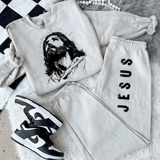 Jesus and Back Print DTF Transfer