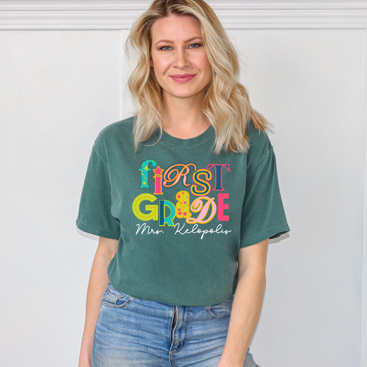 *Typewriter Tango Grade Levels DTF Transfer