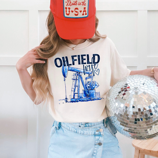 Oilfield Wife DTF Transfer