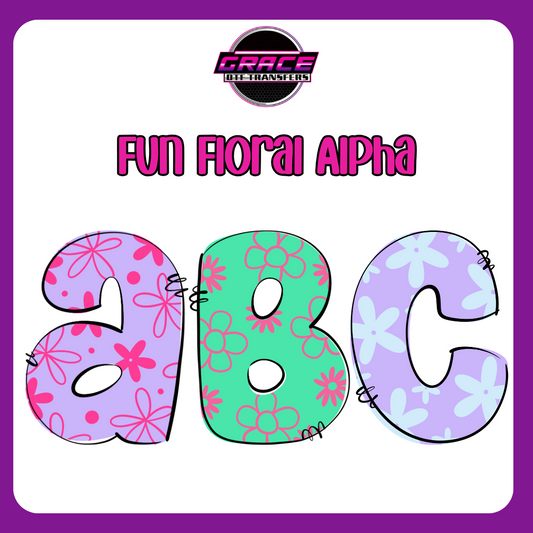 *Fun Floral Alpha