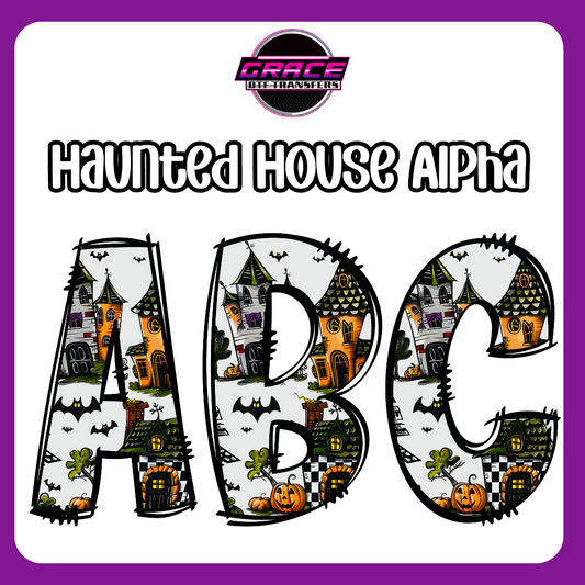 Haunted House Alpha DTF