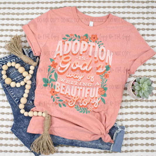 Adoption Beautiful Story DTF Transfer