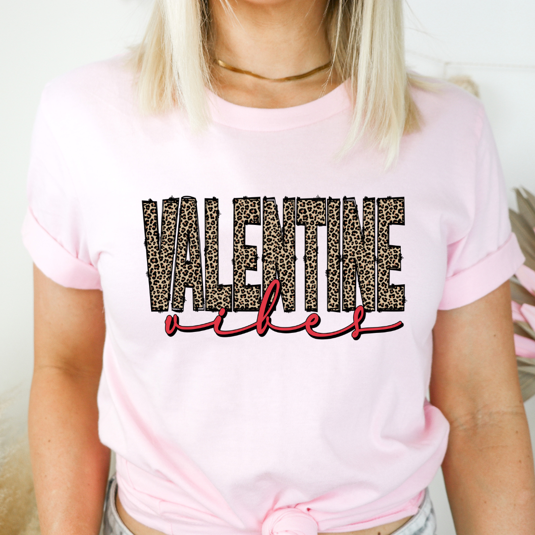 Valentines Vibes Leopard DTF