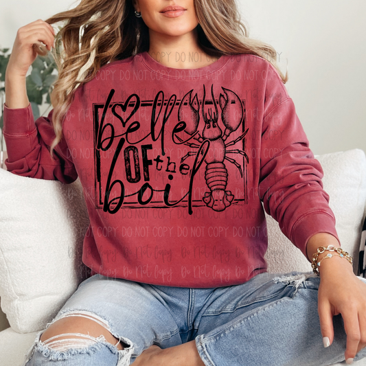 Belle Of The Crawfish Boil DTF Transfer