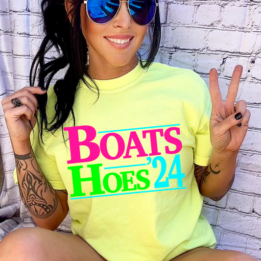 Boats And Hoes 24 Neon DTF