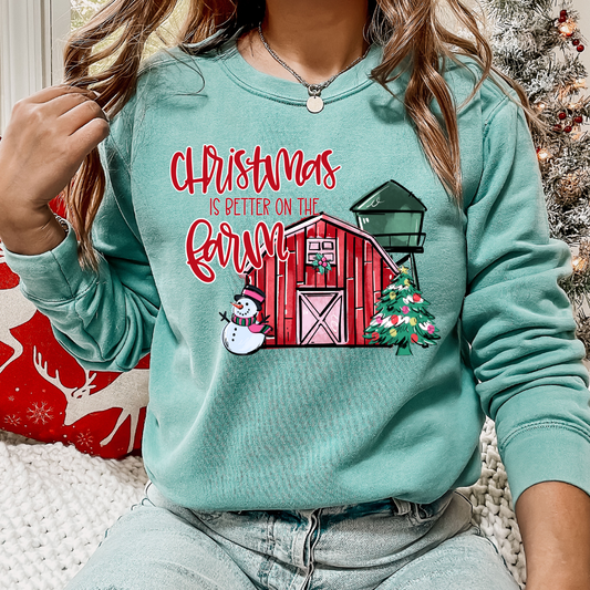 Christmas Farm DTF Transfer