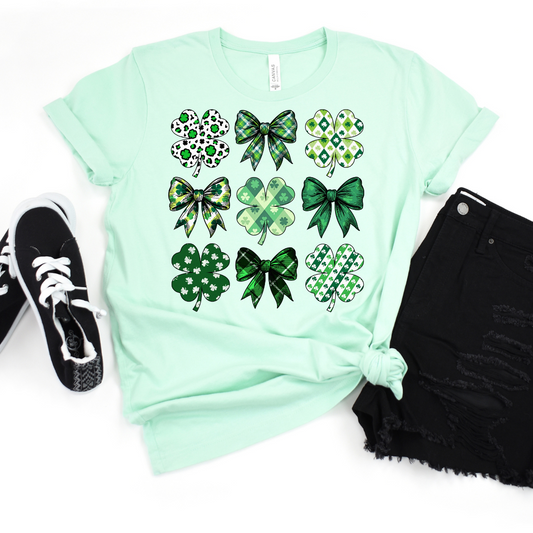 St Patty Bow Collage DTF Transfer