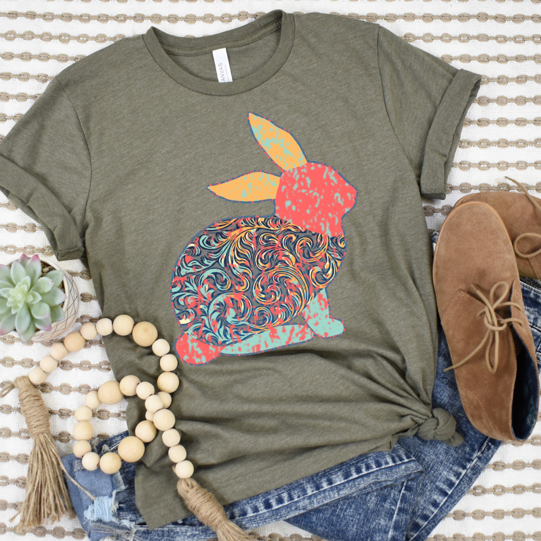 Colorful Rabbit DTF – Grace DTF Transfers