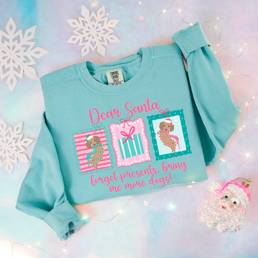 Dear Santa Dogs DTF Transfer