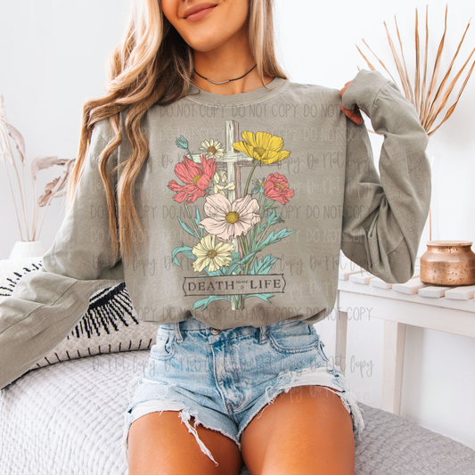 Death Came To Life DTF Transfer