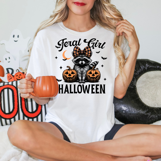 Feral Girl Halloween DTF