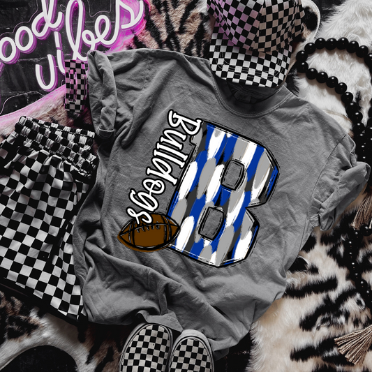 *Custom Funky Spots Sporty Letter DTF Transfer