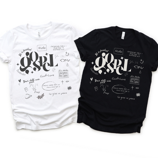 Gospel Notes DTF Transfer