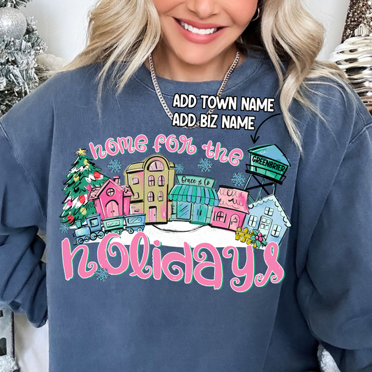 *Custom Home For The Holidays DTF Transfer