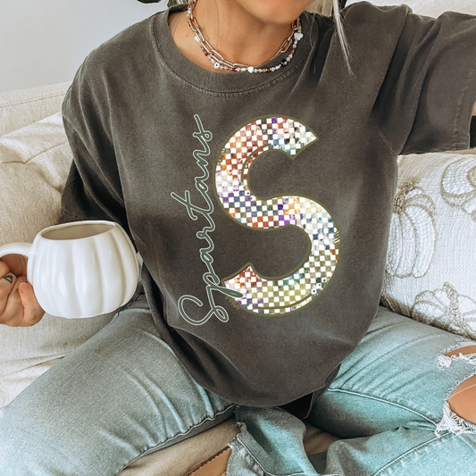 Autumn Checks Mascot DTF Transfer