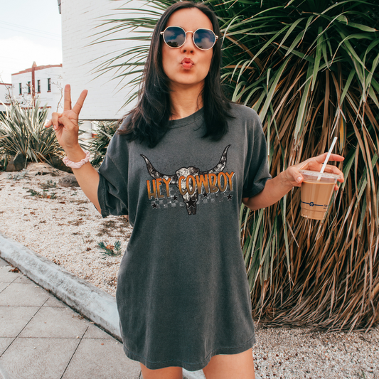 Hey Cowboy DTF Transfer