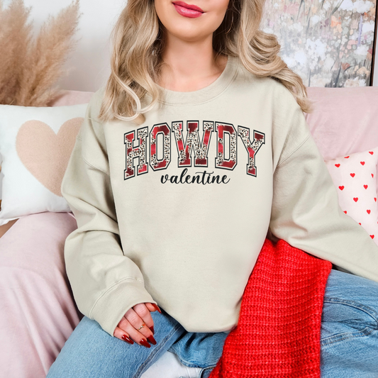 Howdy Valentine DTF Transfer