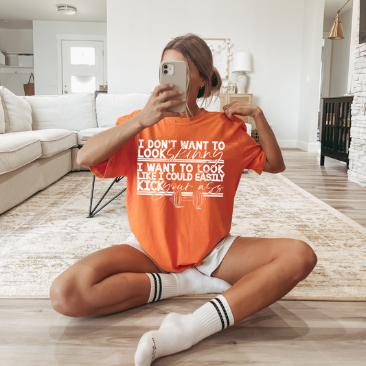 I Don'T Want To Look Skinny DTF Transfer