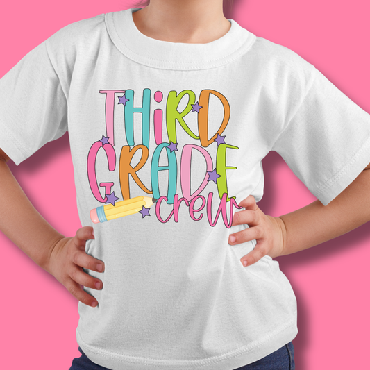 Grade Level Crew DTF Transfer