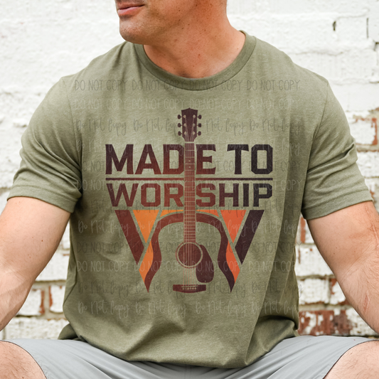 Made To Worship DTF Transfer