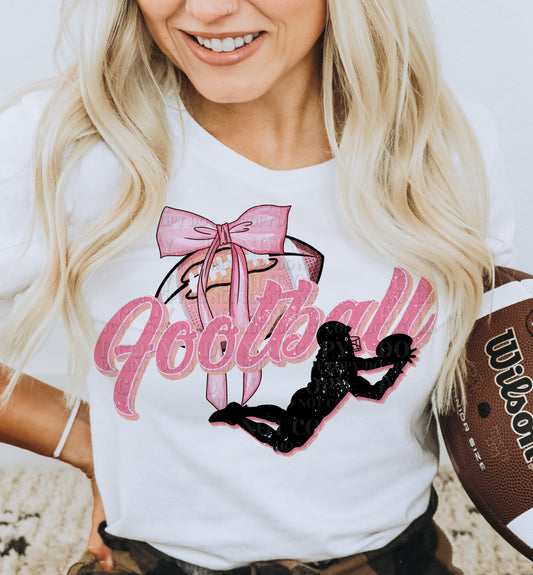 Pink Bow Football