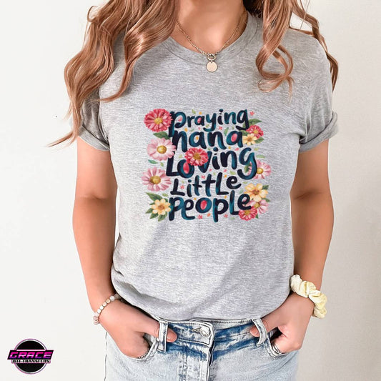 Praying Nana Loving Little DTF