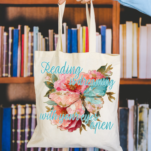 Reading Is Dreaming With Your Eyes Open DTF Transfer