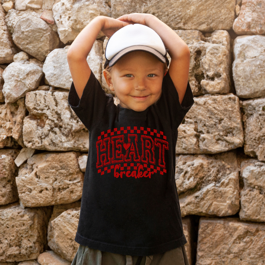 Red Heart Breaker DTF Transfer