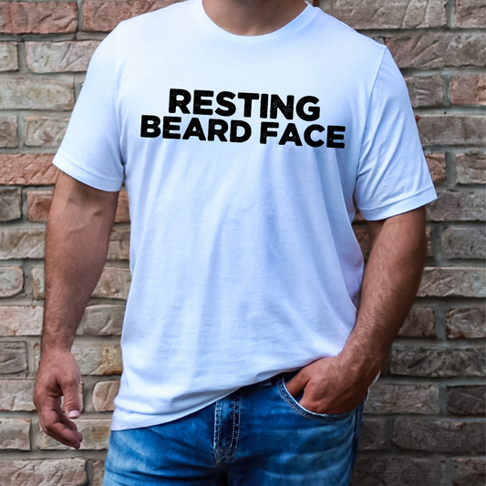 Resting Beard Face DTF