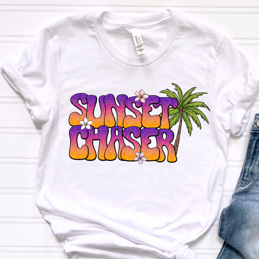 Sunset Chaser Palm DTF