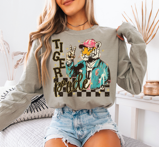 Grunge Jacket Mascot DTF Transfer