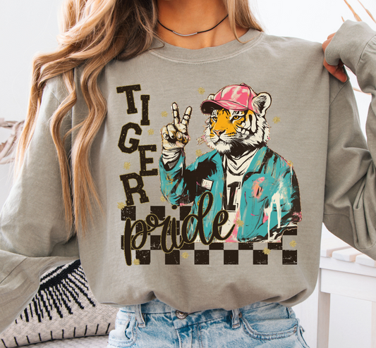 Grunge Jacket Mascot DTF Transfer