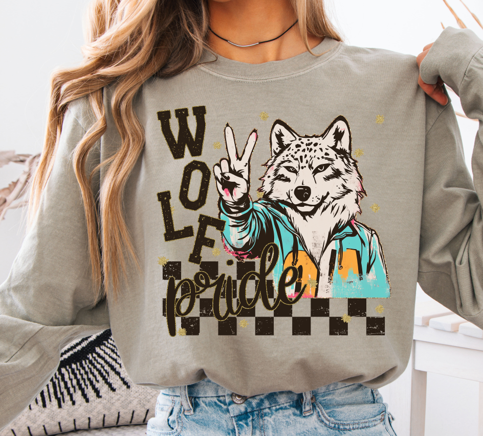 Grunge Jacket Mascot DTF Transfer