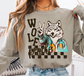Grunge Jacket Mascot DTF Transfer